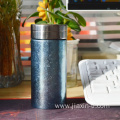 Ice pattern color friendly titanium bottle for gift